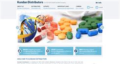 Desktop Screenshot of kundandistributors.com